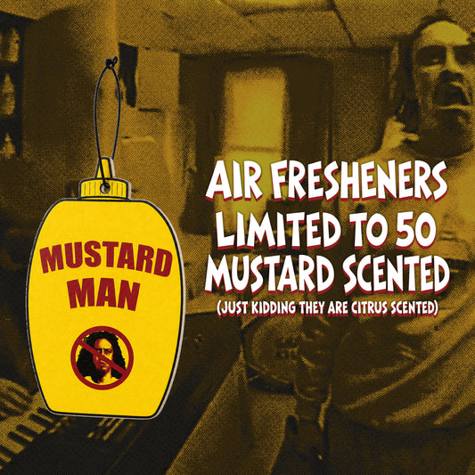 mustard man citrus air freshener *pre-order*