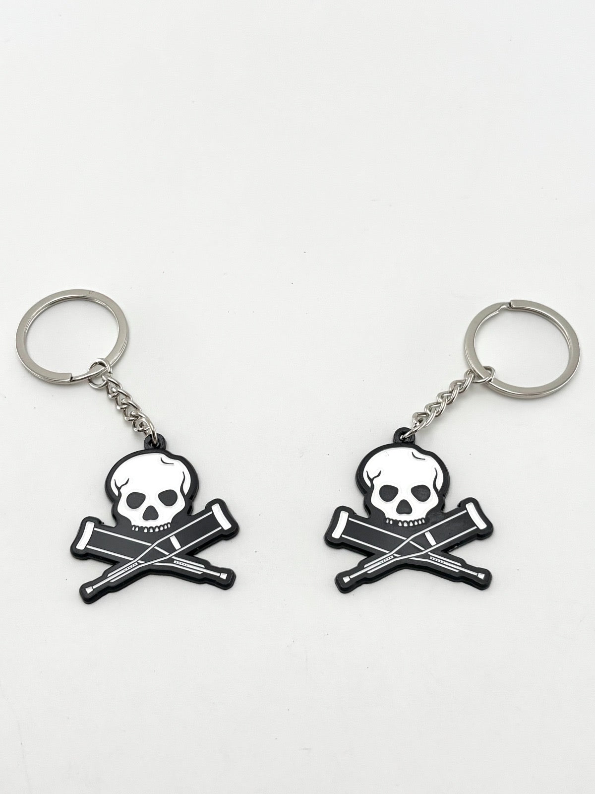 don’t try this at home metal keychain