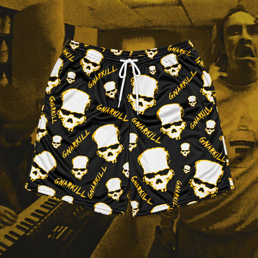 yellow skulls basketball shorts *pre-order*