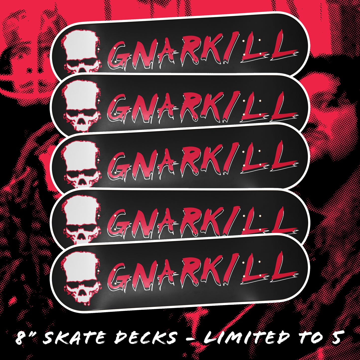 gnar 8.5" skate deck