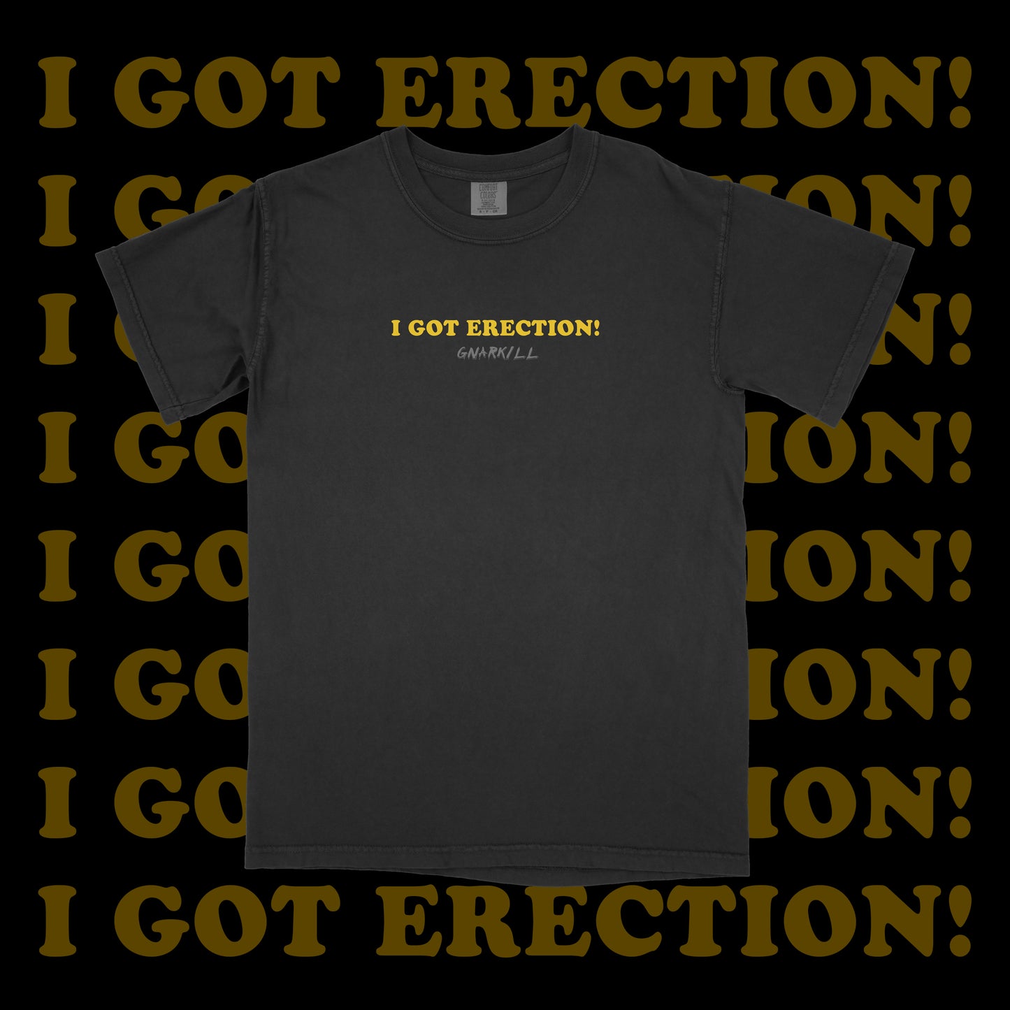 erection t-shirt