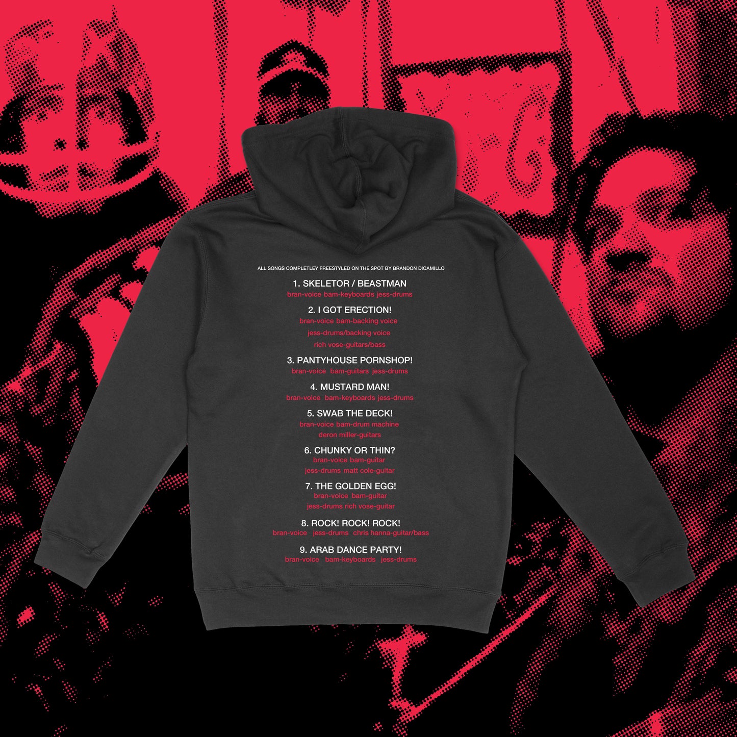 gnar tracklist hoodie