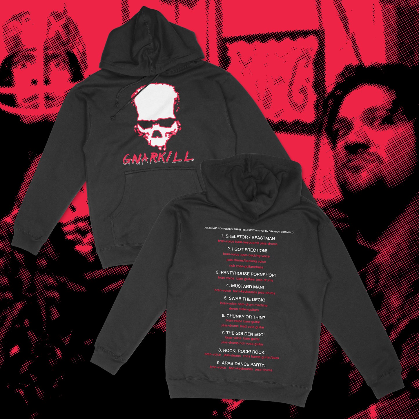 gnar tracklist hoodie