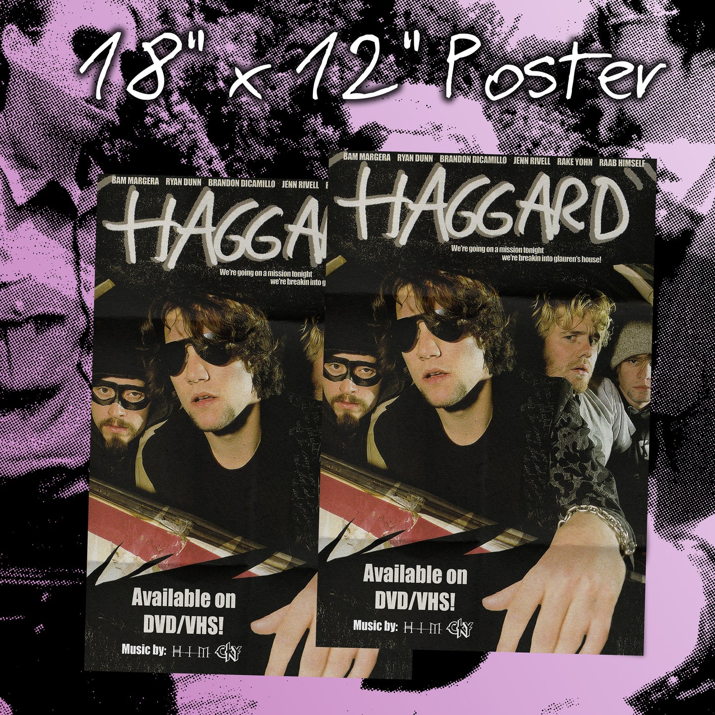 haggard 18" x 12" poster