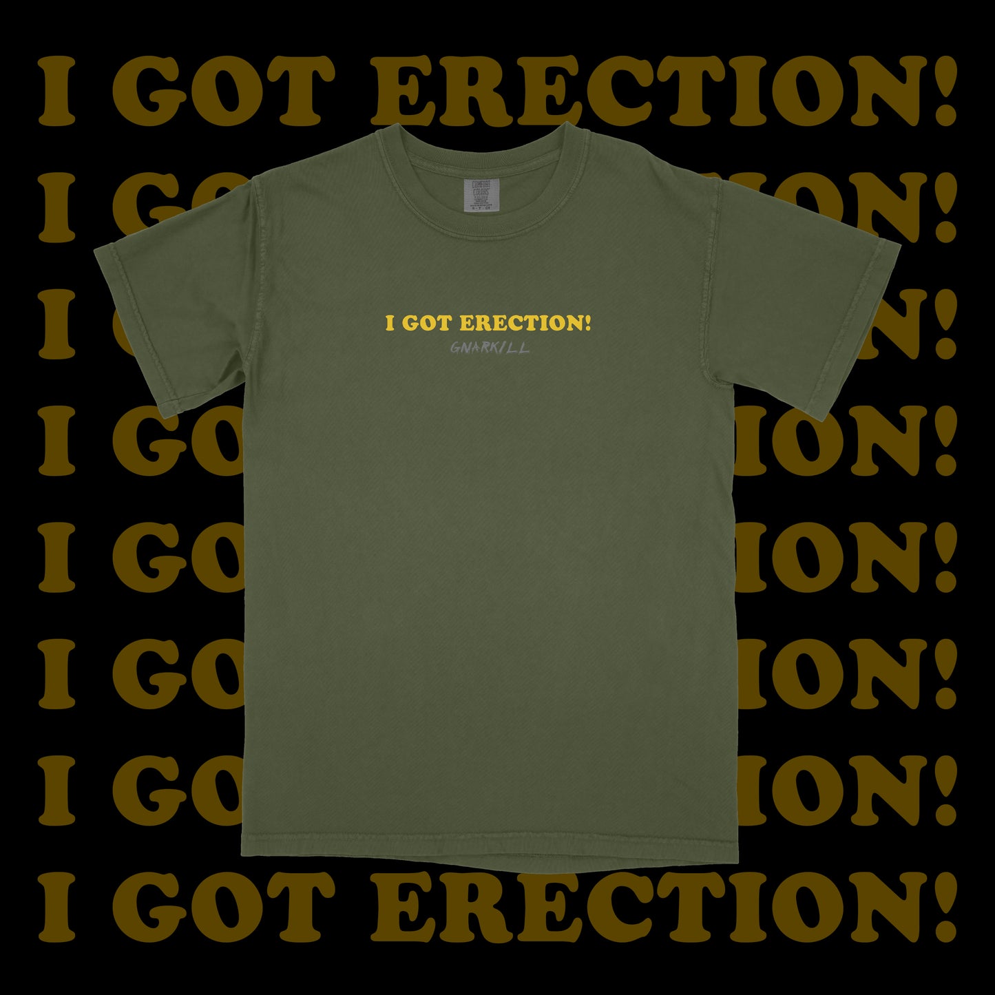 erection t-shirt